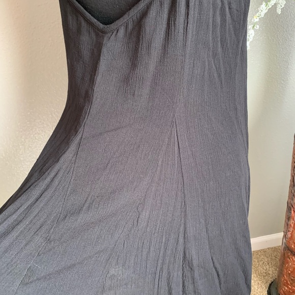 Lily Rose Black Spaghetti Strap Dress Size Medium - Picture 8 of 17